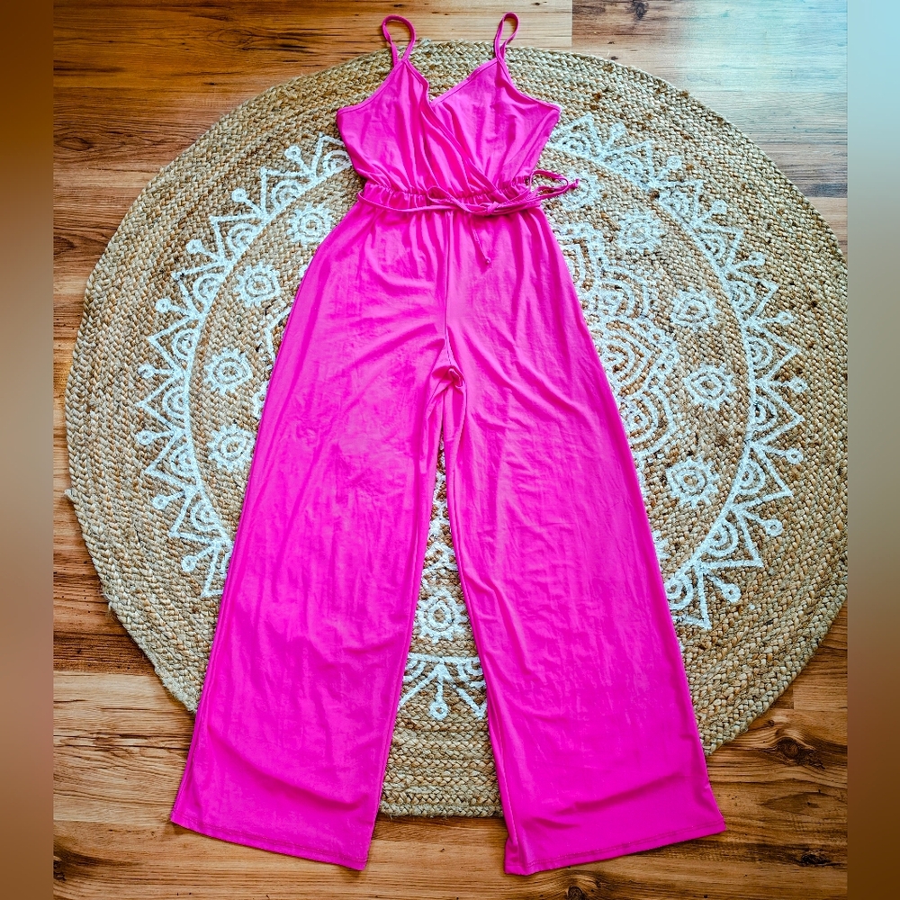 BNWT Fuchsia Palazzo Jumpsuit